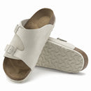 Zürich antique white, suede leather - calz. s