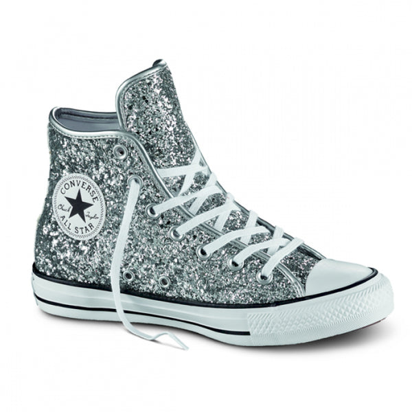All star hi text glitter
