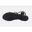 Ballerine cinturini cristalli satin