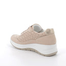 Scarpe con zeppa in pelle da donna