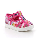 Sandali da bambina viola-fuxia