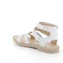 Sandali in pelle da bambina bianco