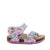 Sandali da bambina lilla multicolor