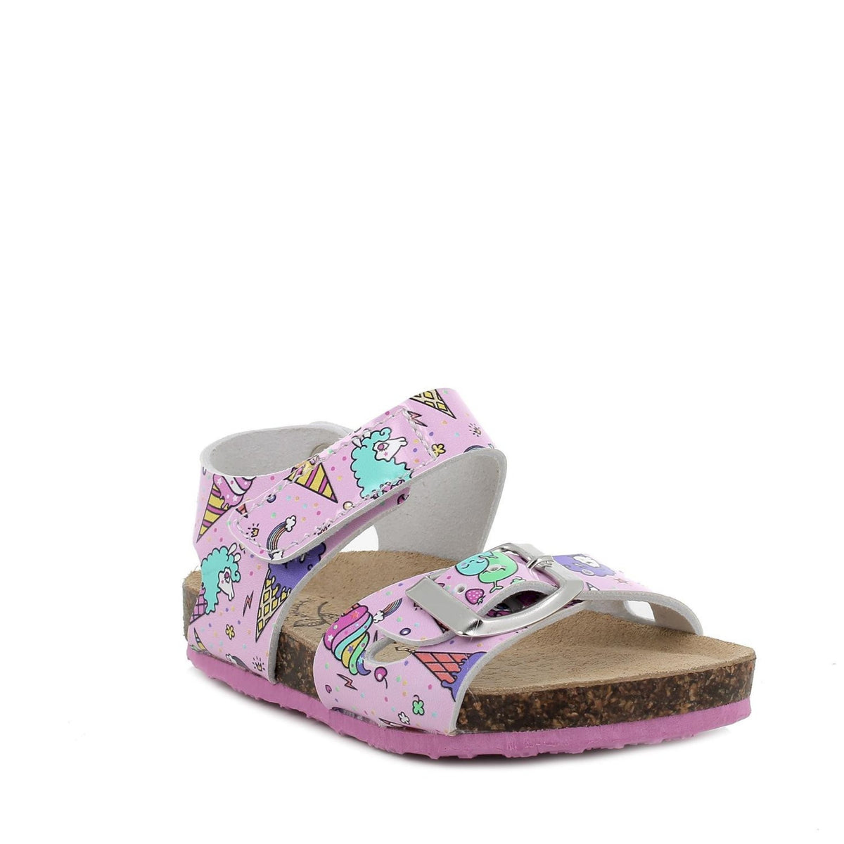 Sandali da bambina lilla multicolor