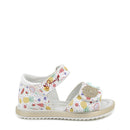 Sandali da bambina bianco multicolor