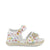 Sandali da bambina bianco multicolor