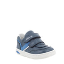 Scarpe in pelle da bambino navy-oceano