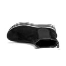 Beatles platform in pelle scamosciata