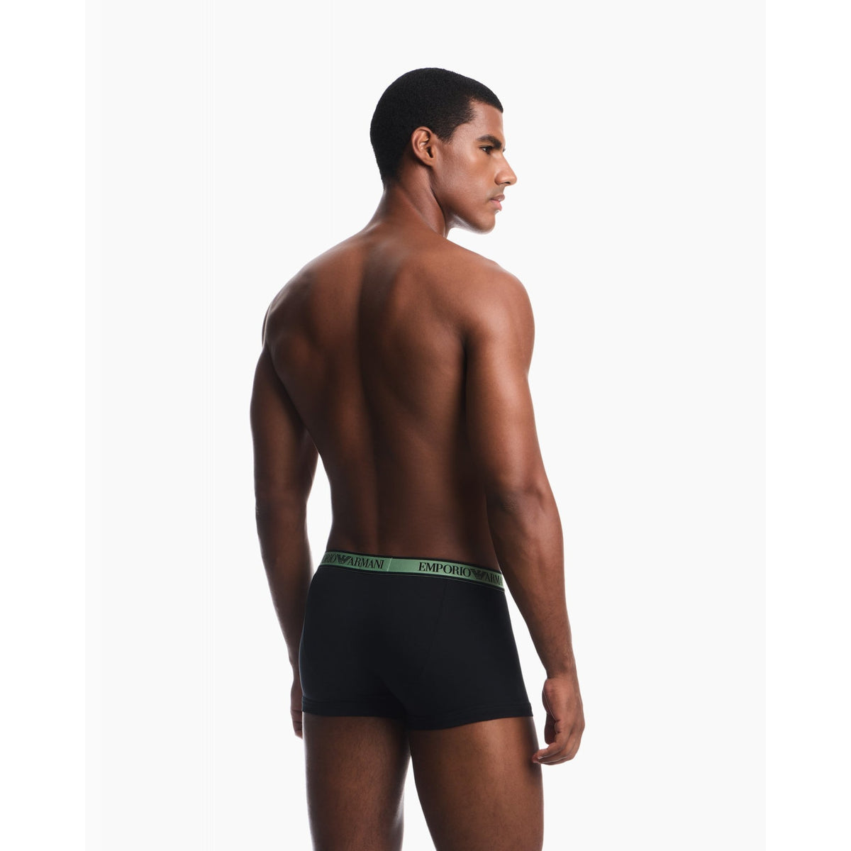Set 3 boxer trunk emporio armani underwear in cotone elasticizzato
