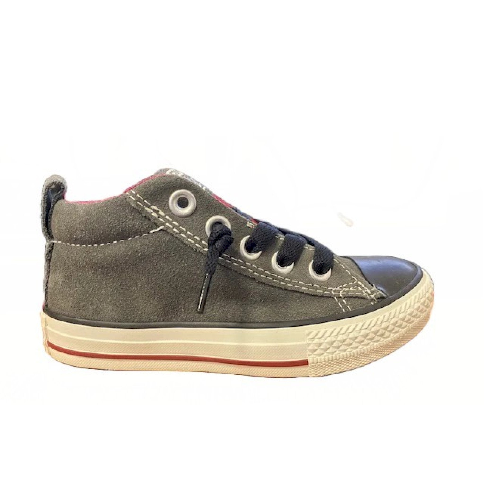 Chuck taylor mid in camoscio