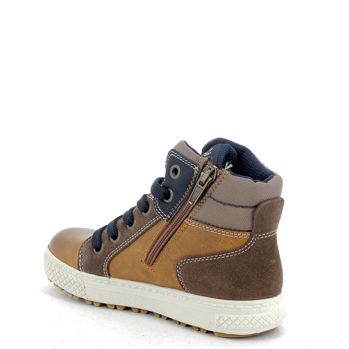 Sneakers alta bambino goretex scamosciata