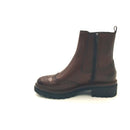 Mosca chelsea in pelle f.do carroarmato con cerniera