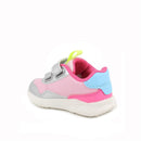 Sneakers da bambina rosa-argento