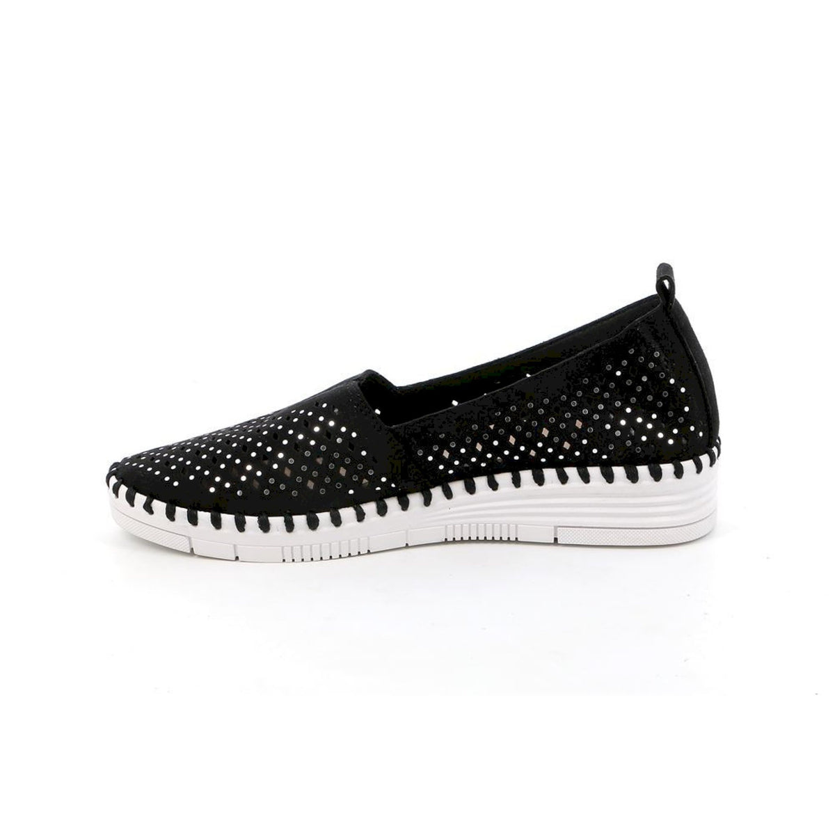 Slip on vivy con foratura a motivo