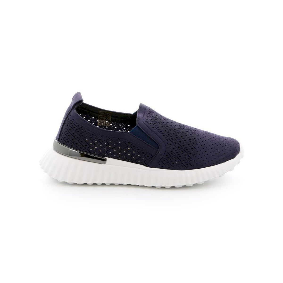 Sneaker vity con tomaia traforat elastici esternia