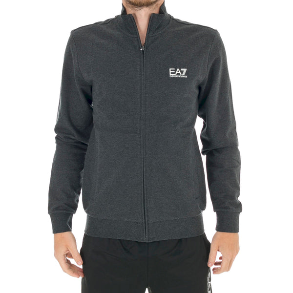 Felpa fullzip logo piccolo
