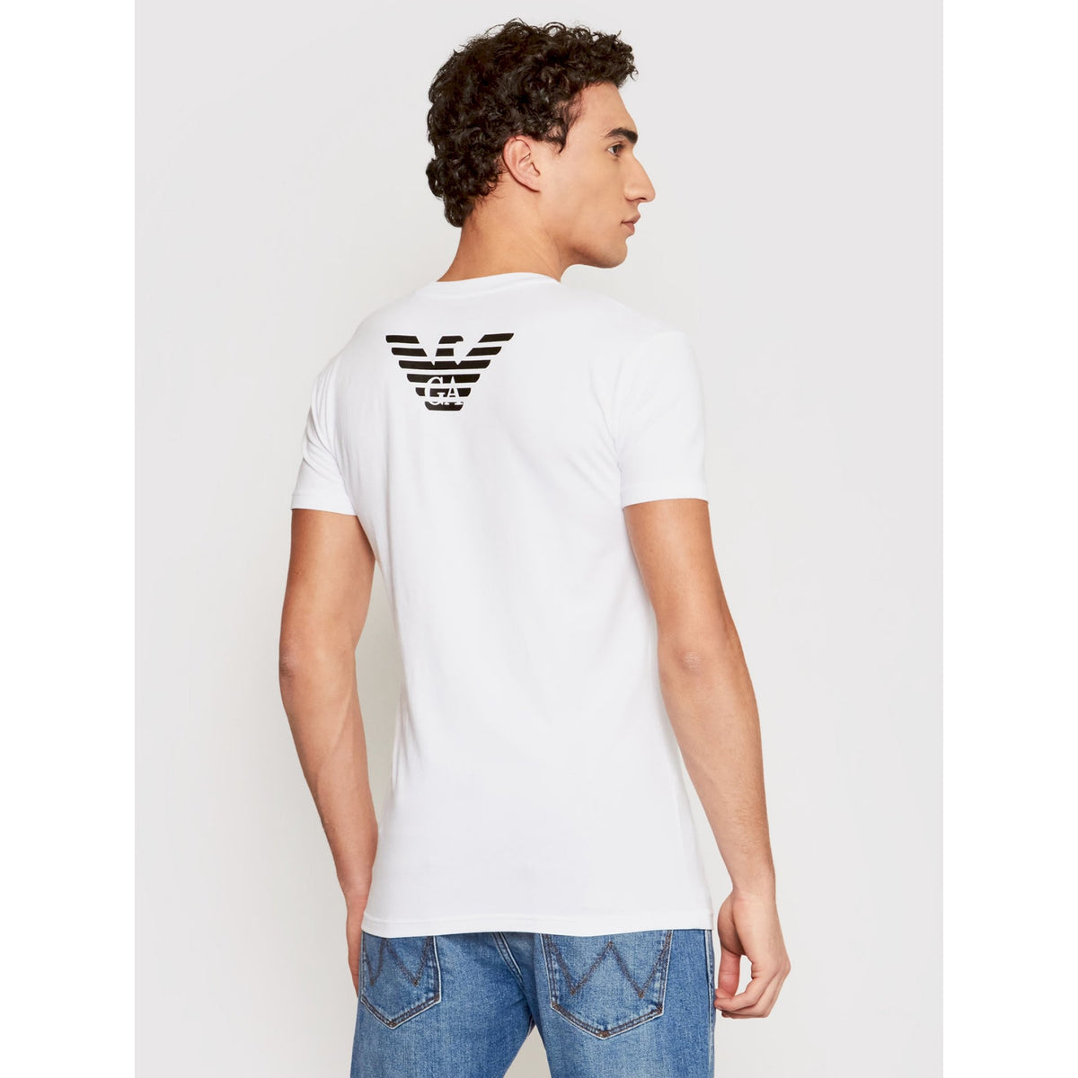 Armani maglia stampa aqula back