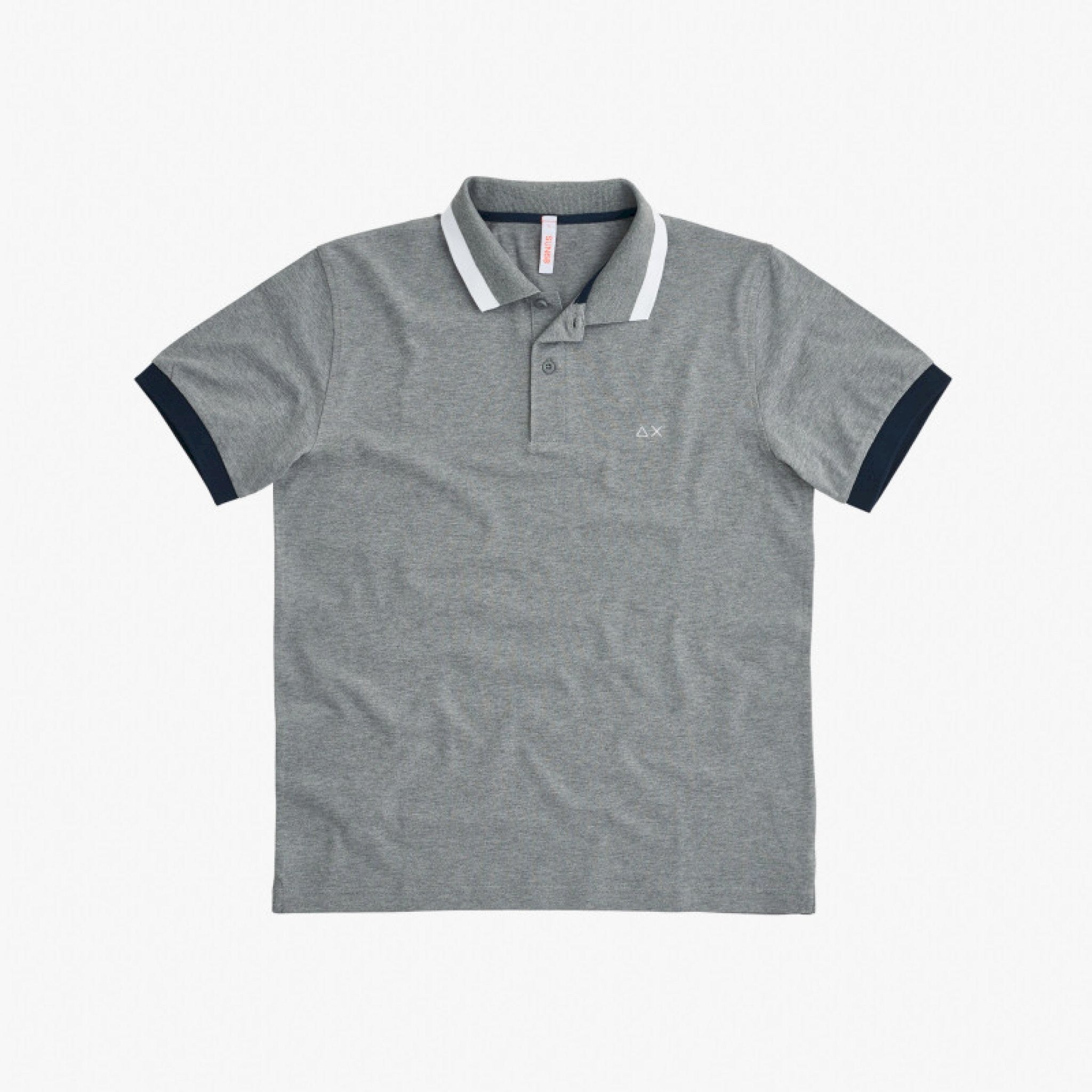 Sun68 polo big strikes on collar