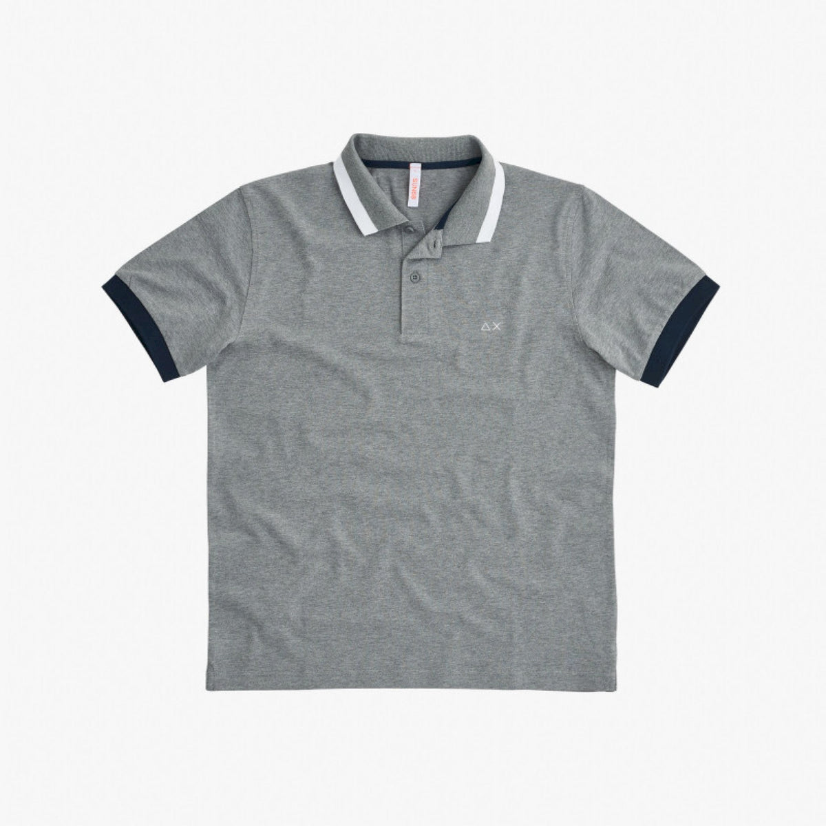 Sun68 polo big strikes on collar
