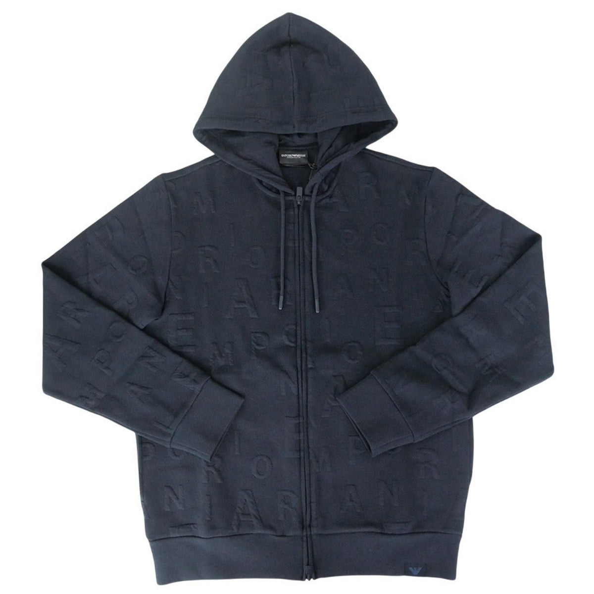 Emporio armani felpa logo allover