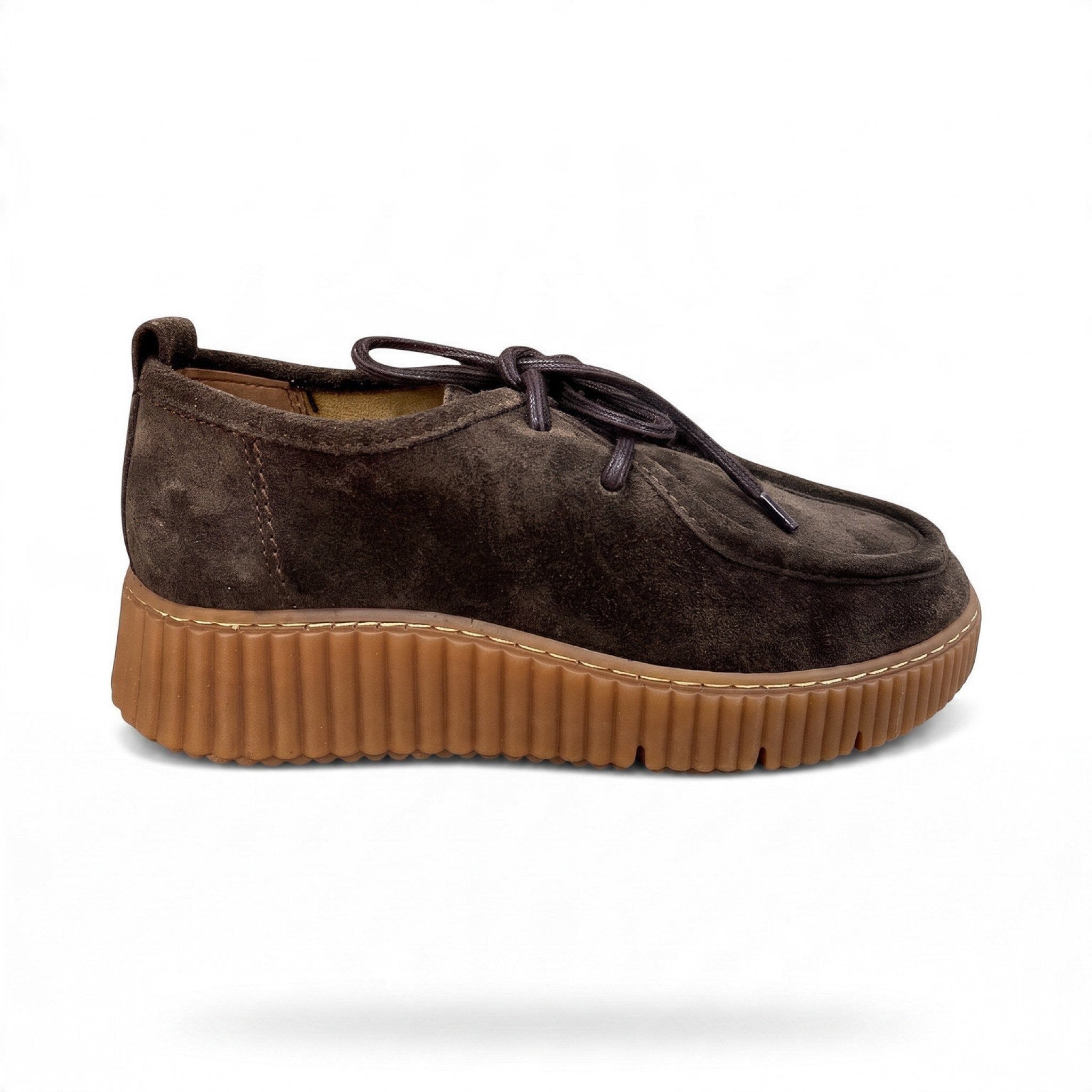 Kammi - scarpa allacciata kammi in pelle scamosciata