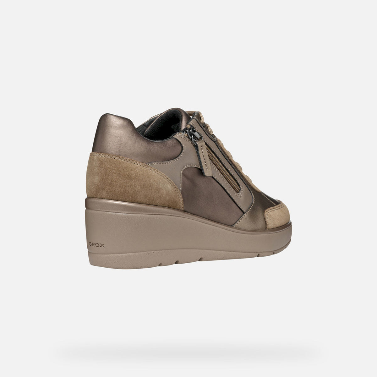 Geox ilde sneakers zeppa cerniera