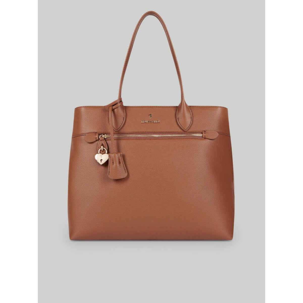 Trussardi shopper grana cervo