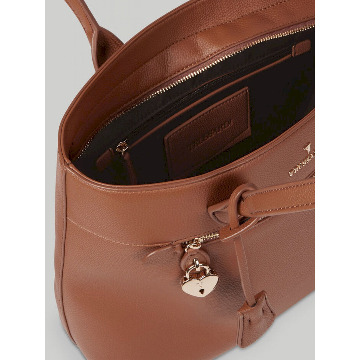Trussardi shopper grana cervo