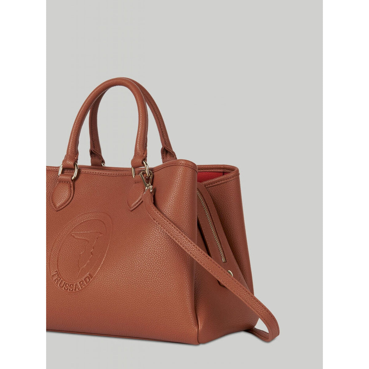 Trussardi iris tote stampa