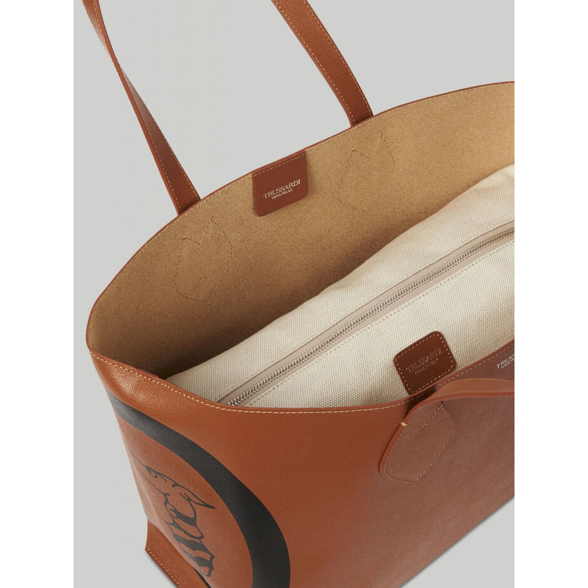 Trussardi shopper medium  pelle