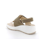 Sandali con zeppa da donna  con strap