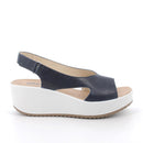 Sandali con zeppa da donna  con strap