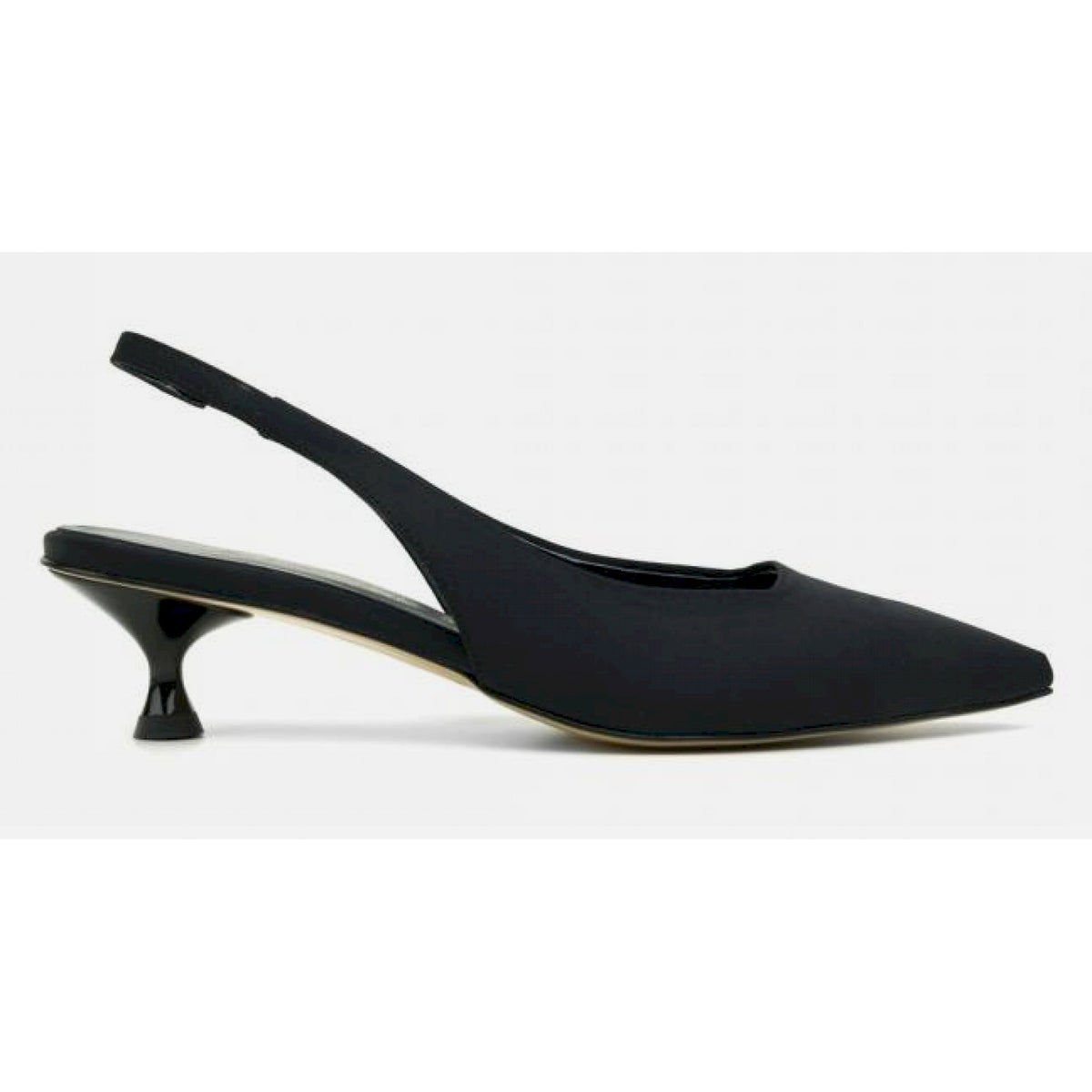 Sling back in tessuto