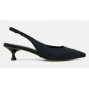 Sling back in tessuto