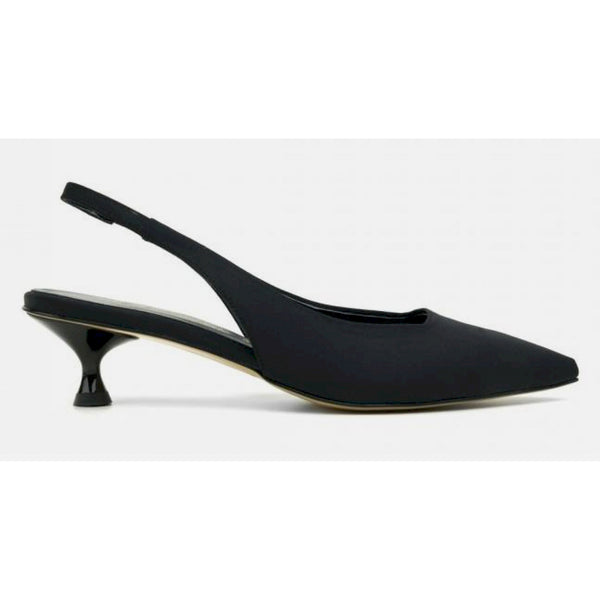 Sling back in tessuto