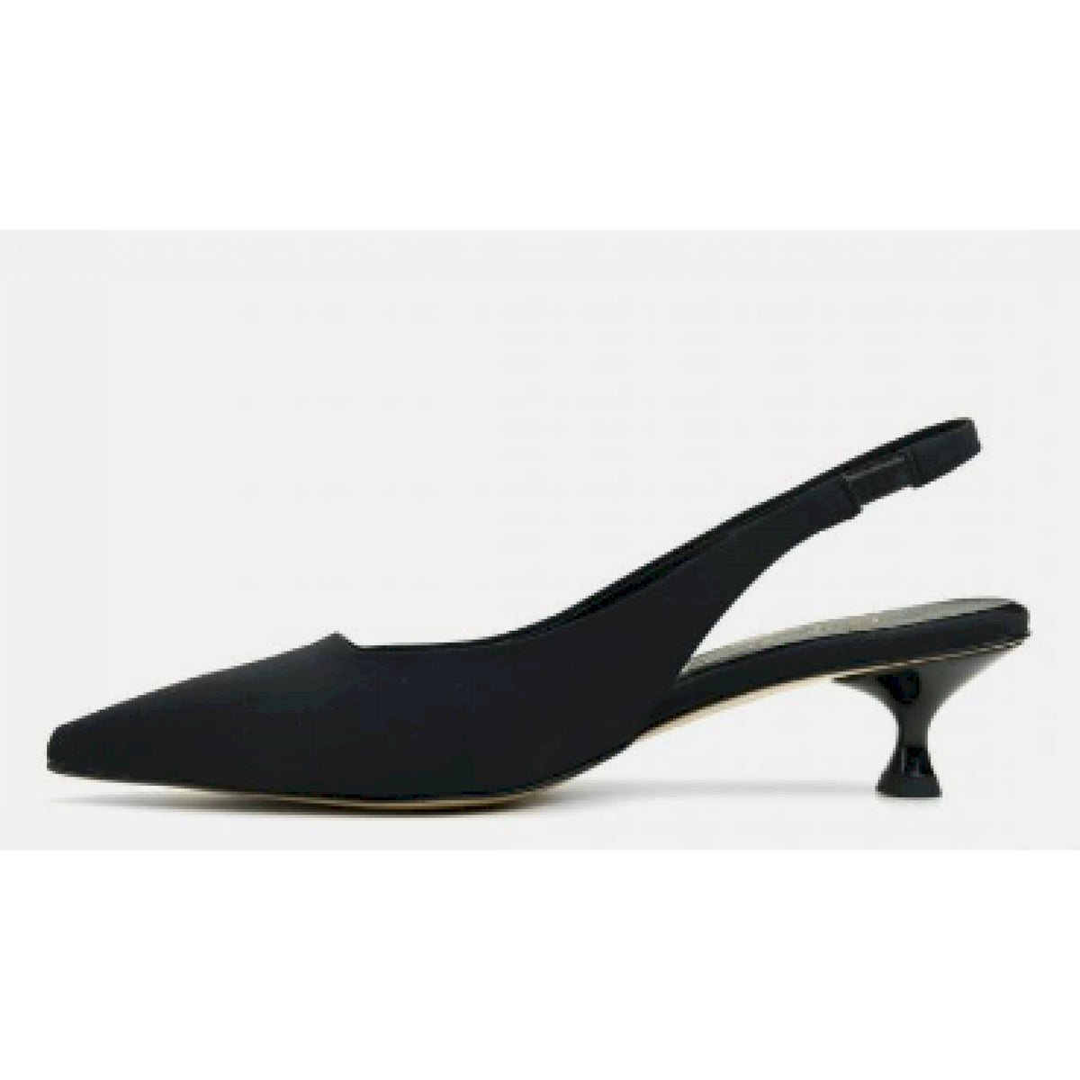 Sling back in tessuto