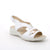 Sandali con zeppa in pelle da donna