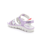 Sandalo da bambina bianco-argento