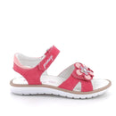 Sandali da bambina fuxia e rosa con strap
