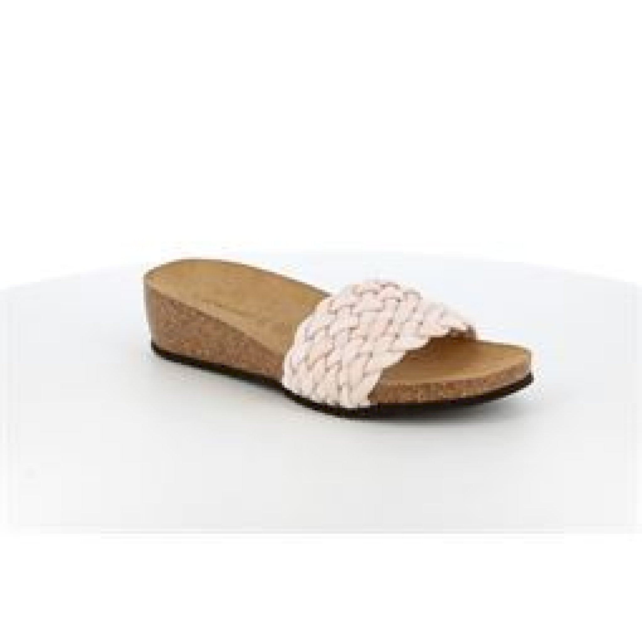 Ciabatta memi intrecciata con maxi fascia