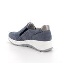Slip on con zeppa da donna  con zip