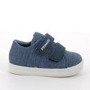 Scarpe da bambino blu con strap