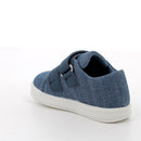 Scarpe da bambino blu con strap