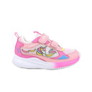 Sneakers da bambina rosa con strap