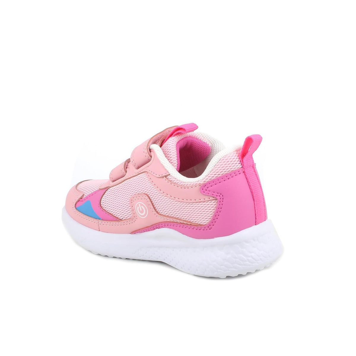 Sneakers da bambina rosa con strap
