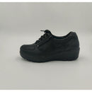 G comfort 799-2 schwarz black - scarpa da donna con cerniera