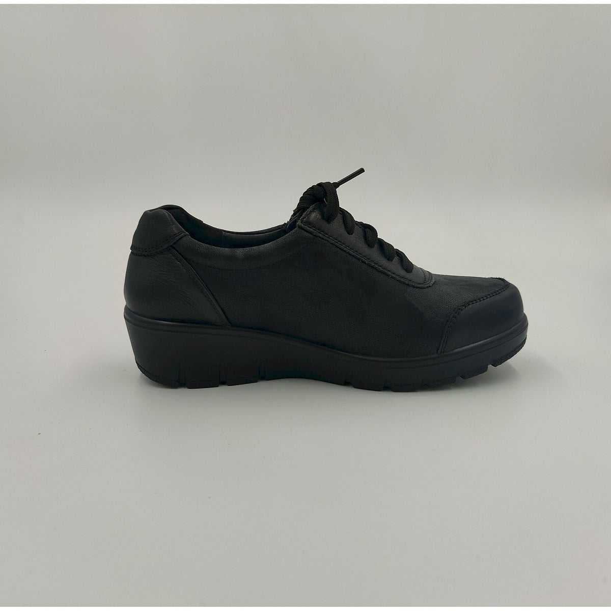 G comfort 799-2 schwarz black - scarpa da donna con cerniera