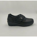 G comfort 799-4 schwarz black - scarpa da donna con cinturino in velcro