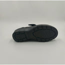 G comfort 799-4 schwarz black - scarpa da donna con cinturino in velcro