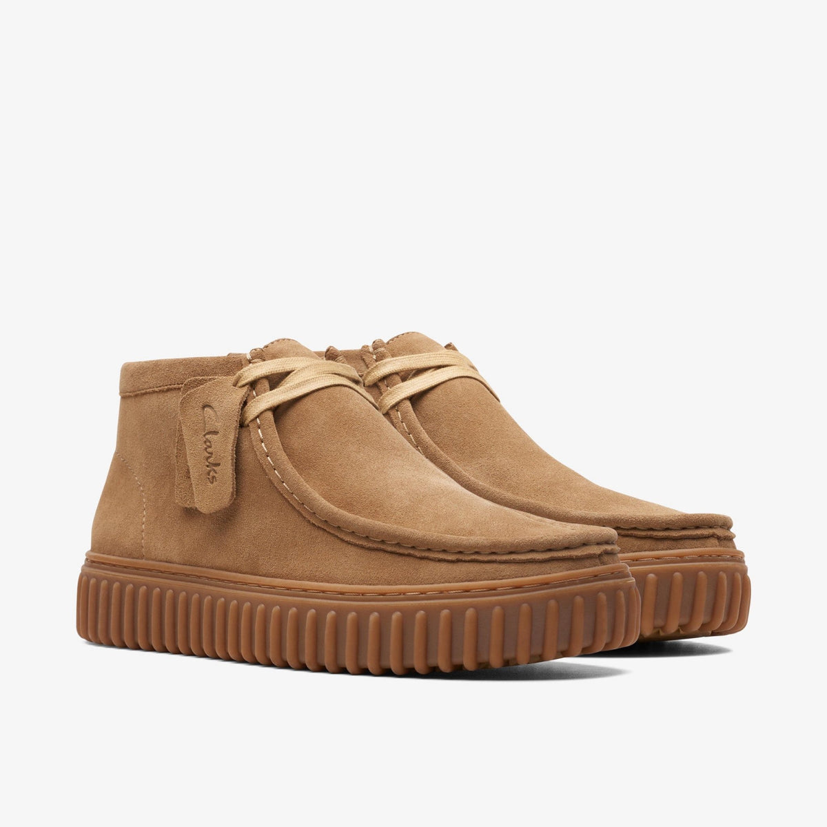 Torhill hi clarks in pelle scamosciata